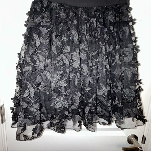 Altar'd State Tulle Organza Floral Applique Party Dress - Picture 11 of 12